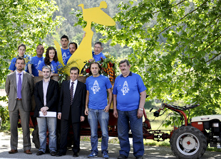 Posado da organizaci&oacute;n do festival