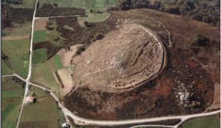 Vista a&eacute;rea do xacemento de Castromao