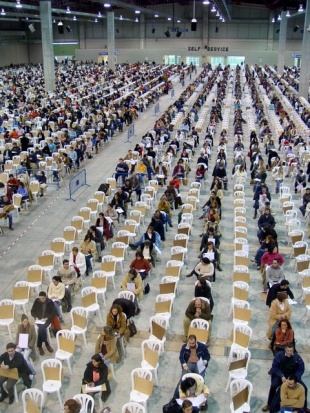 Oposici&oacute;ns no recinto da Semana Verde, en Silleda