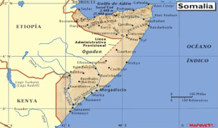 Somalia, no chamado Corno de &Aacute;frica