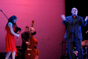 Unha imaxe do concerto de presentaci&oacute;n do disco, na Habana