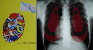 Cartel e fotograf&iacute;a dixital de Miguel Ares (Fonte: galiciaaberta.com)