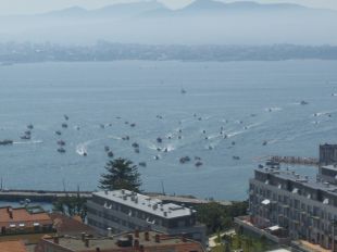 Imaxes da concentraci&oacute;n do pasado 15 de agosto