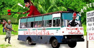 "Fomos acollidos con cari&ntilde;o, risas e moito respecto", contan os Pallasos en Rebeld&iacute;a