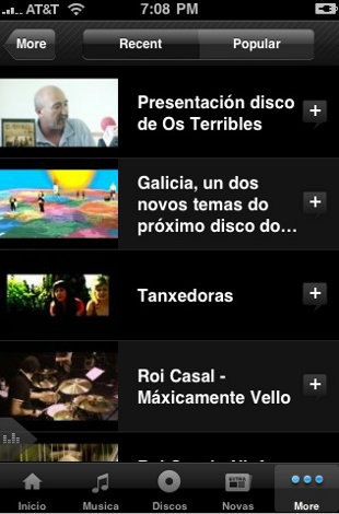 Secci&oacute;n de v&iacute;deos do iPAI