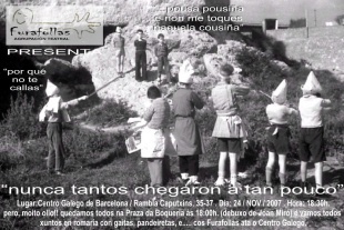 Cartaz do Esct&aacute;culo que Furafollas realizar&aacute; o s&aacute;bado 24