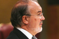 Pedro Solbes, ministro de Econom&iacute;a