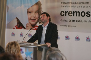 Anxo Quintana, este s&aacute;bado en Compostela