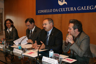 Os participantes na inauguraci&oacute;n das xornadas