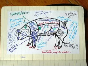 Anotaci&oacute;ns de John Barlow para o seu libro