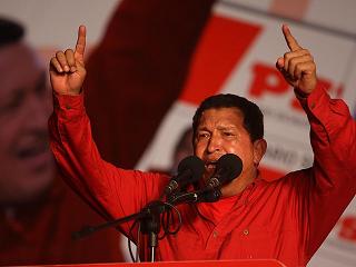 O presidente venezuelano Hugo Ch&aacute;vez