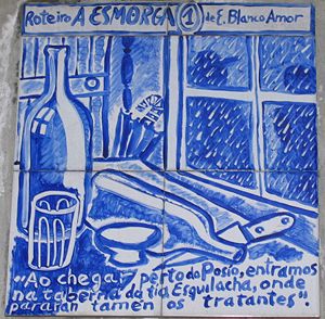 Primeira estaci&oacute;n do roteiro da Esmorga