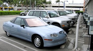 Punto de recarga de veh&iacute;culos el&eacute;ctricos