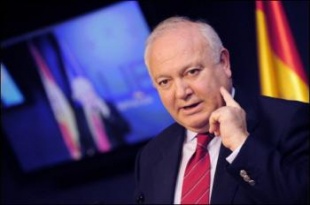 O ministro espa&ntilde;ol de Exteriores, Miguel &Aacute;ngel Moratinos