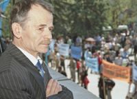 Mustafa Cemilev, l&iacute;der t&aacute;rtaro