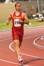 David G&oacute;mez na Copa de Europa de Probas Combinadas, en Polonia