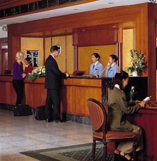 Vest&iacute;bulo dun hotel