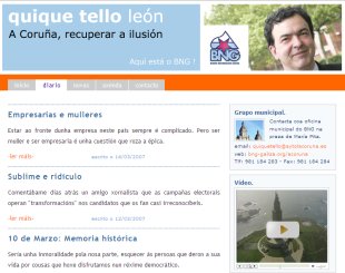 Blog de Henrique Tello, candidato do BNG &aacute; alcald&iacute;a da Coru&ntilde;a