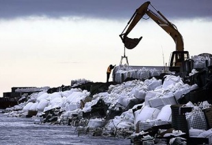 O mar poder&iacute;a sepultar Kivarina para sempre