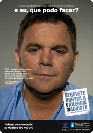 O presentador Xos&eacute; Manuel Pi&ntilde;eiro  tam&eacute;n presta a s&uacute;a imaxe para a campa&ntilde;a