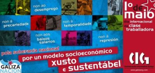 Cartaz da CIG para este 1&ordm; de Maio