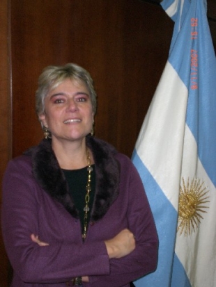 Georgina Bortolotto, c&oacute;nsul da Arxentina en Galiza