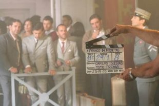 Momento da rodaxe do filme ga&ntilde;ador