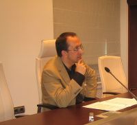 Anxo Lorenzo, este venres, compareceu s&oacute;