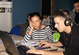 Diana Gon&ccedil;alves durante o marant&oacute;n Play-Avid.doc