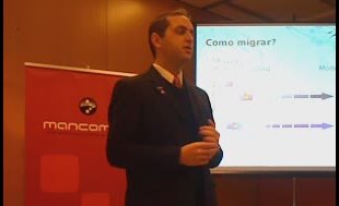 Claudio Filho, na presentaci&oacute;n de Galinux