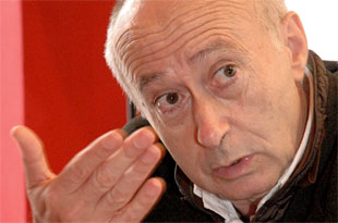 Francisco Rodr&iacute;guez, nunha entrevista celebrada en Vieiros en novembro de 2007