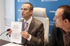 Xes&uacute;s V&aacute;zquez e Anxo Lorenzo, nunha foto de arquivo