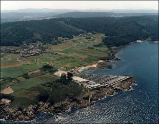 Imaxe a&eacute;rea de Merexo