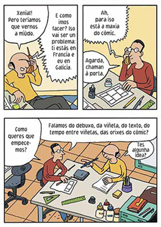 Vi&ntilde;etas de "Como facer un c&oacute;mic"