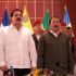 O presidente Zelaya na inauguraci&oacute;n da xuntanza da ALBA en Managua.