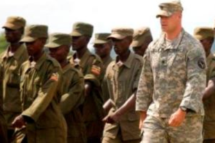 Soldados ugandeses adestrados polo ex&eacute;rcito estadounidense / Imaxe: Africom