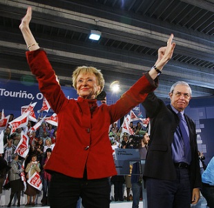 Tori&ntilde;o estivo acompa&ntilde;ado en Vigo pola vicepresidenta do goberno espa&ntilde;ol, Mar&iacute;a Teresa Fern&aacute;ndez de la Vega