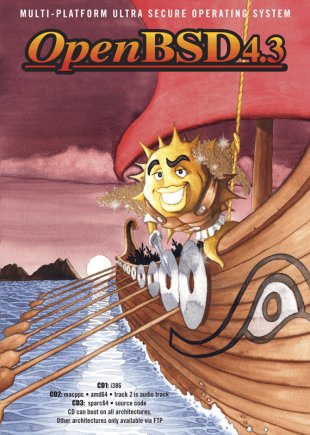 Car&aacute;tula da &uacute;ltima versi&oacute;n de OpenBSD