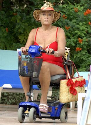 Unha turista brit&aacute;nica na costa sur espa&ntilde;ola