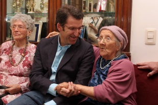 N&uacute;&ntilde;ez Feijoo durante a s&uacute;a visita a Arxentina e Uruguai na precampa&ntilde;a do 1M