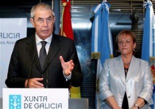 Emilio P&eacute;rez Touri&ntilde;o durante a s&uacute;a intervenci&oacute;n