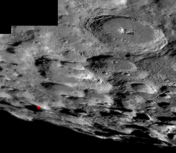 Lugar onde se producir&aacute; o impacto