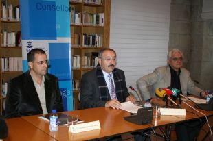 Henrique Monteagudo, Ram&oacute;n Villares e V&iacute;tor Freixanes