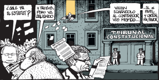 Sobre a lea do Estatut: vi&ntilde;eta de Ferreres este xoves en El Peri&oacute;dico