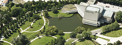 Vista a&eacute;rea do auditorio