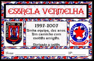 Carn&eacute; de socio desta tempada, coa lenda: "Umha equipa. Dez anos. Un caminho con moit@s amig@s. Obrigad@s a todos"