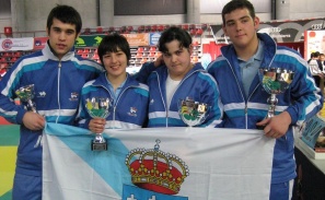 A selecci&oacute;n galega de judo j&uacute;nior