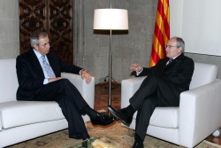 Touri&ntilde;o valorou a situaci&oacute;n do naval, logo da s&uacute;a xuntanza deste venres con Jos&eacute; Montilla