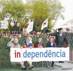 Un dos cuadri&ntilde;os do primeiro 'O Pasquim', dese&ntilde;ado por Pestinho