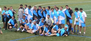 Foto de familia dos Siareir@s, naquel partido contra os persoeiros deste ver&aacute;n